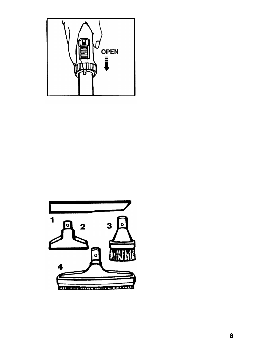 Suction regulator, Cleaning tools, Select proper tool | Continued 3 | Hoover 53395 User Manual | Page 9 / 19