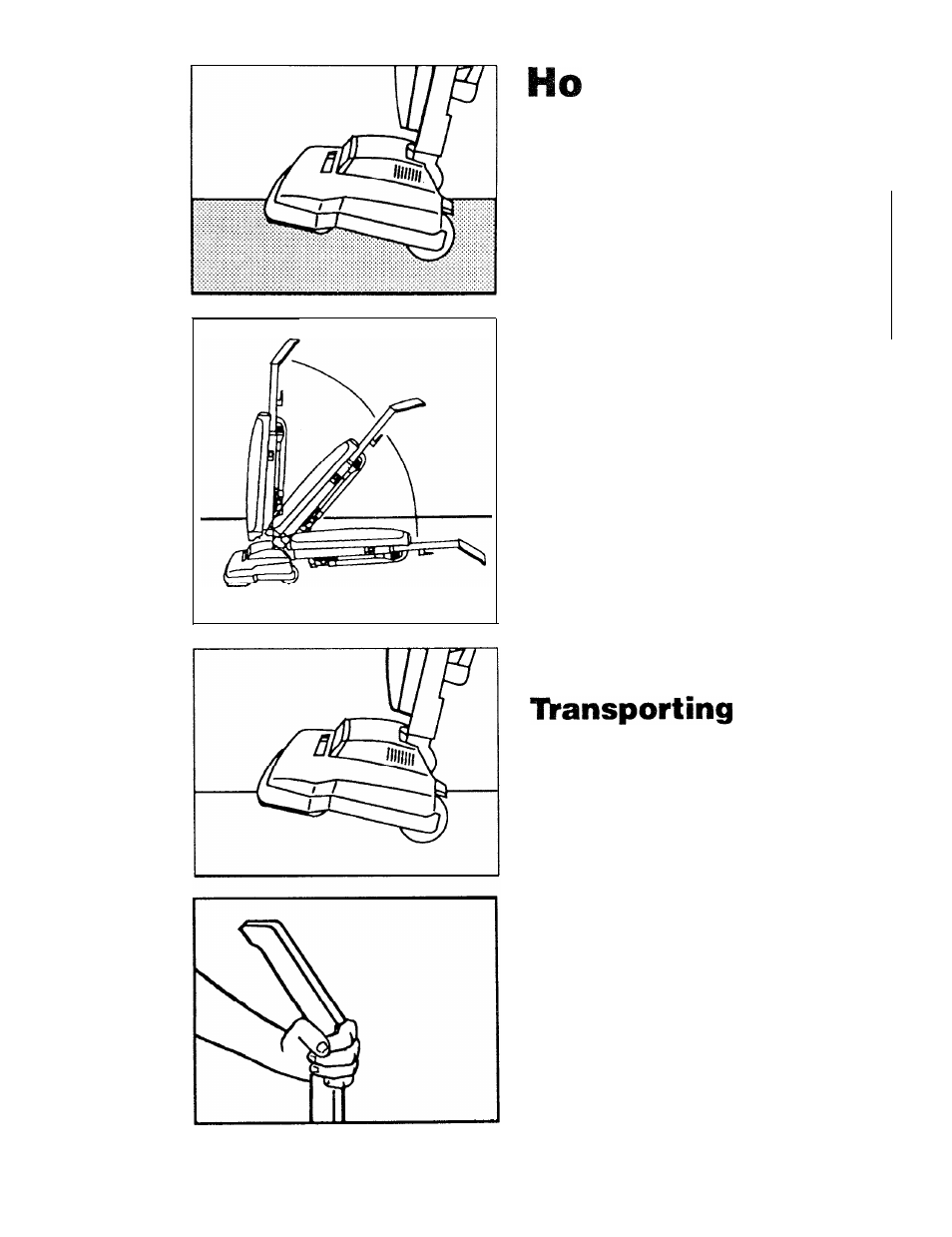 W to use, Handle positions, Cleaner | Hoover S1223 User Manual | Page 13 / 30