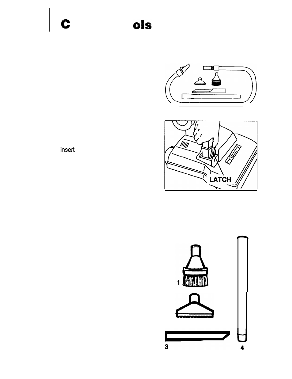 Leaning to, A. attach hose to cleaner, B. select proper cleaning tool | Hoover S1223 User Manual | Page 18 / 30