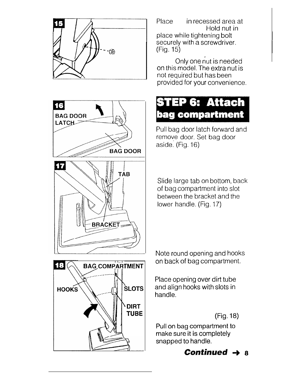 Hoover S1223 User Manual | Page 9 / 30