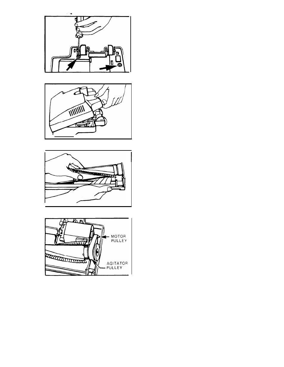 How to replace the belt | Hoover Vacuum Cleaners User Manual | Page 15 / 20