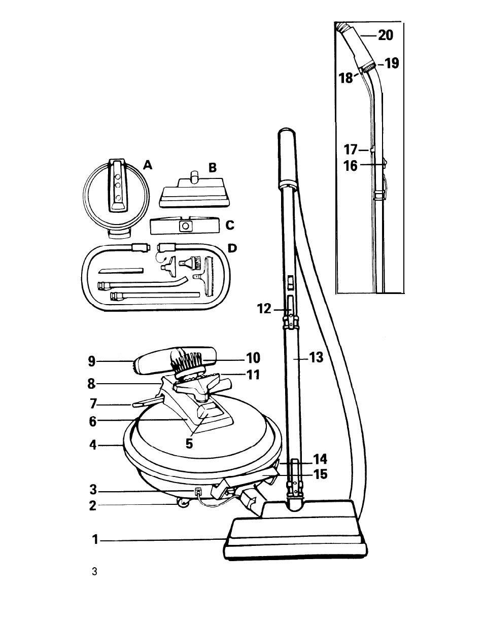 Unpacking | Hoover Vacuum Cleaners User Manual | Page 4 / 20