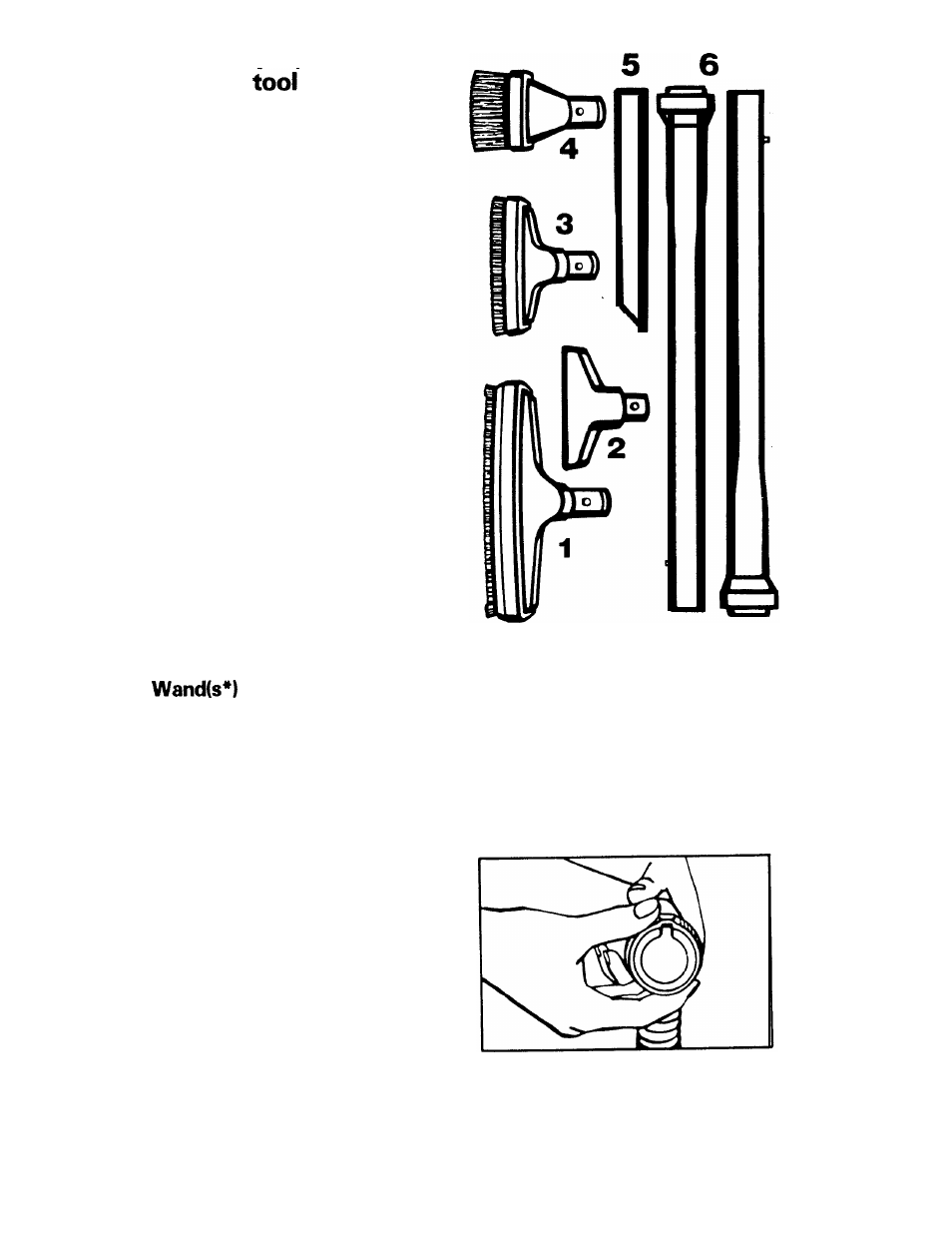 B. select proper cleaning, C. attach tool | Hoover S1211 User Manual | Page 14 / 24