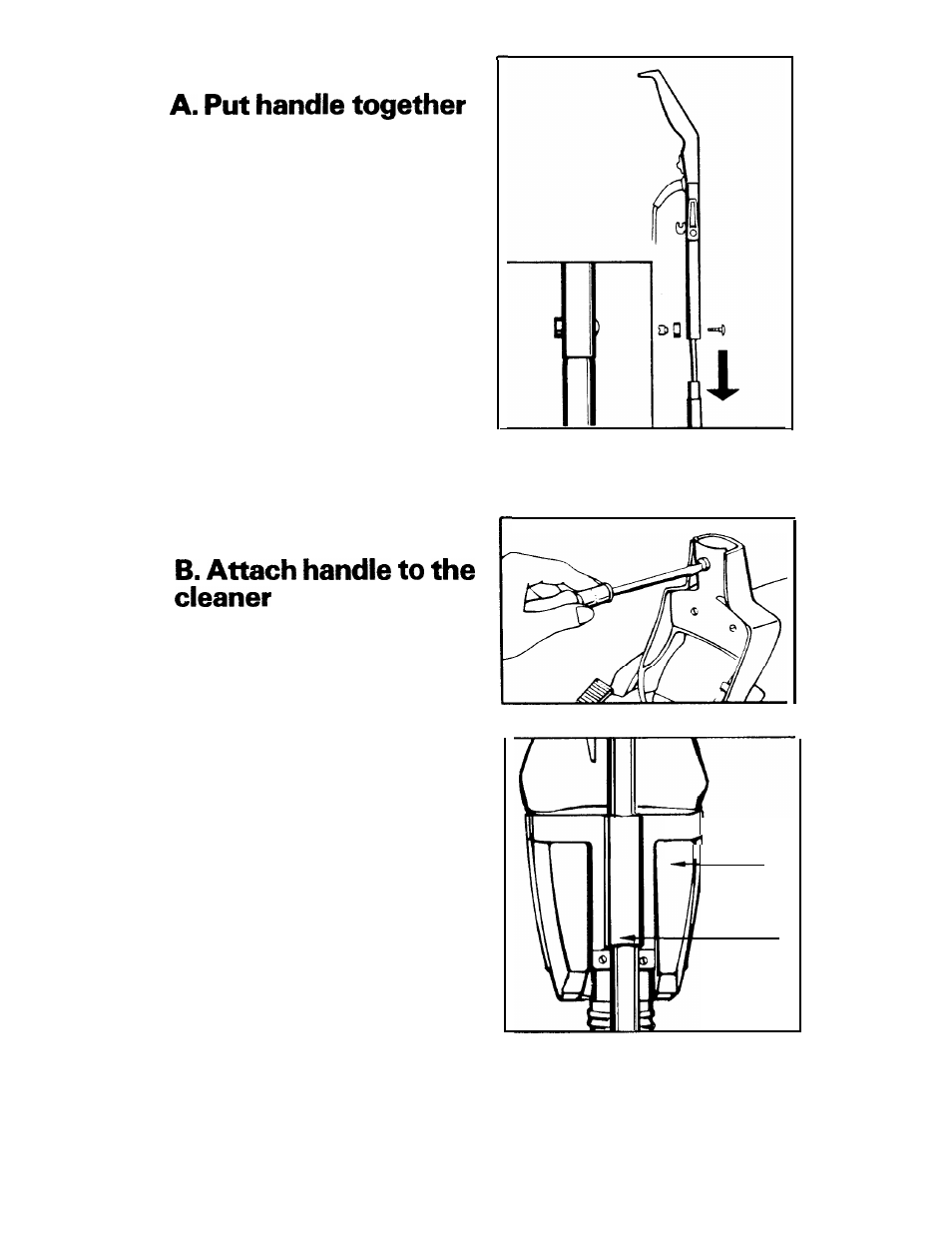 How to assemble | Hoover S1211 User Manual | Page 6 / 24