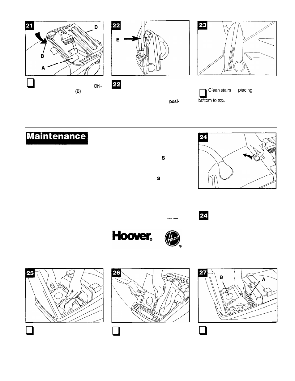 The bag | Hoover Power Nozzle User Manual | Page 6 / 9