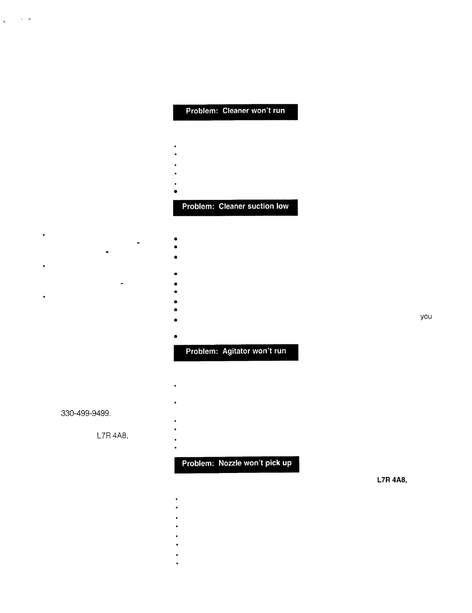 Lubrication, Service | Hoover Power Nozzle User Manual | Page 9 / 9