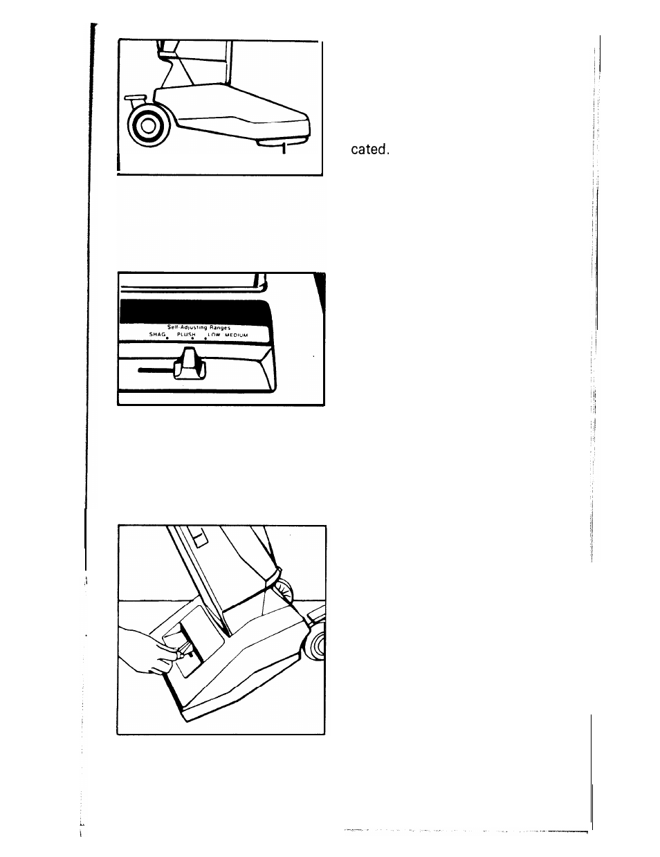 Adjustment for, Pile height, Carpet | Hoover Z 400 User Manual | Page 11 / 28