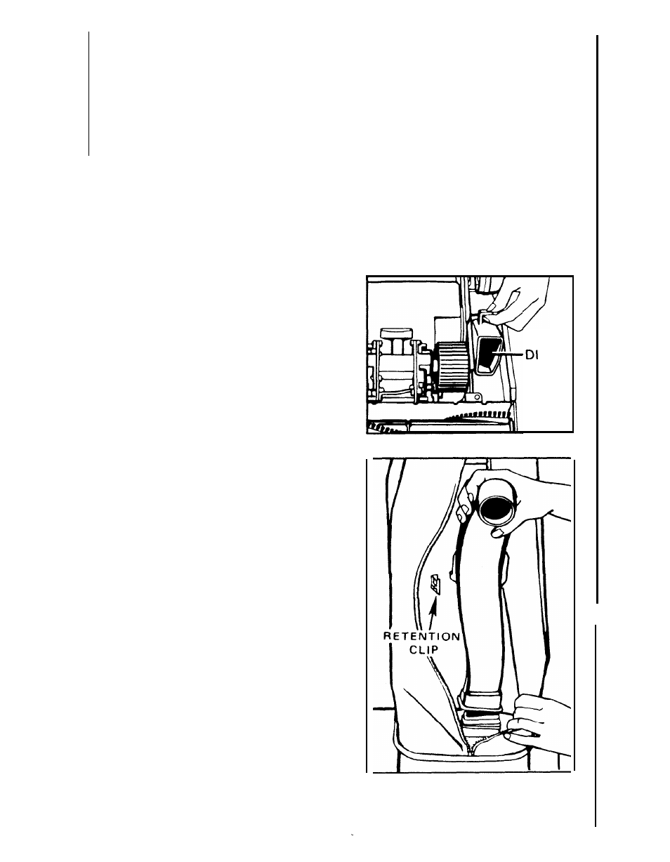 Dirt duct and dirt tube | Hoover Z 400 User Manual | Page 20 / 28