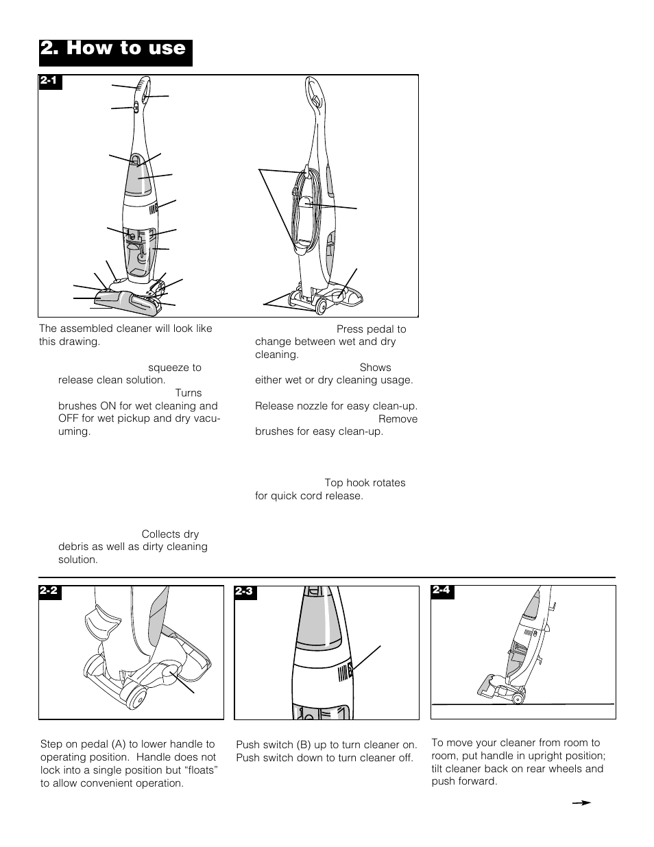 How to use | Hoover Floormate Hard Floor Cleaner User Manual | Page 5 / 14