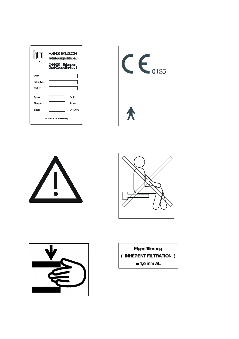 Ip x1 | Hansol Multitech Uromat 3000 User Manual | Page 89 / 90