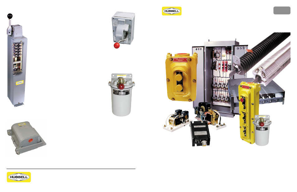 Euclid, Master switches, drum controllers, limit switches | Hubbell Euclid 100E User Manual | Page 8 / 8