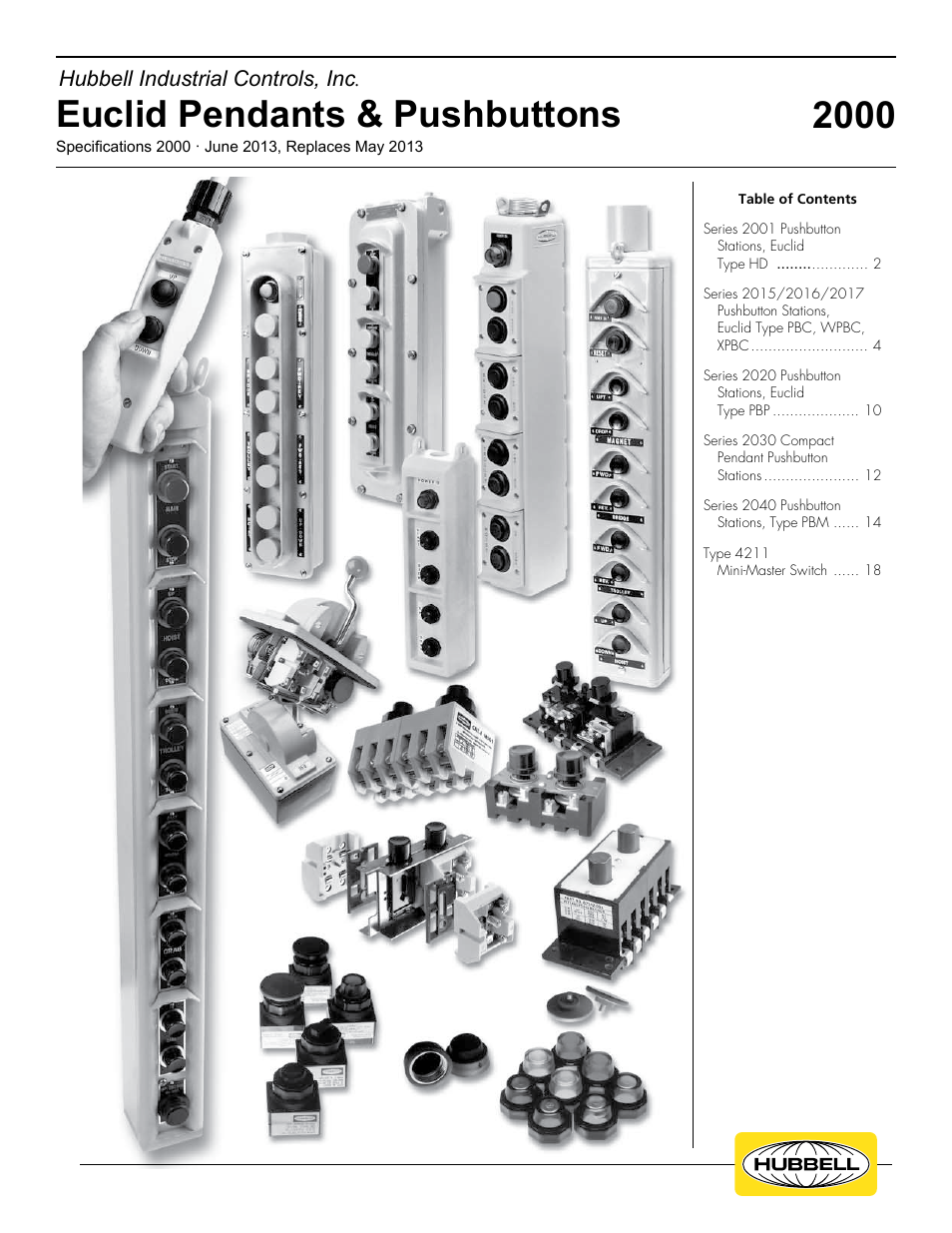 Hubbell Euclid Series 2017 User Manual | 19 pages