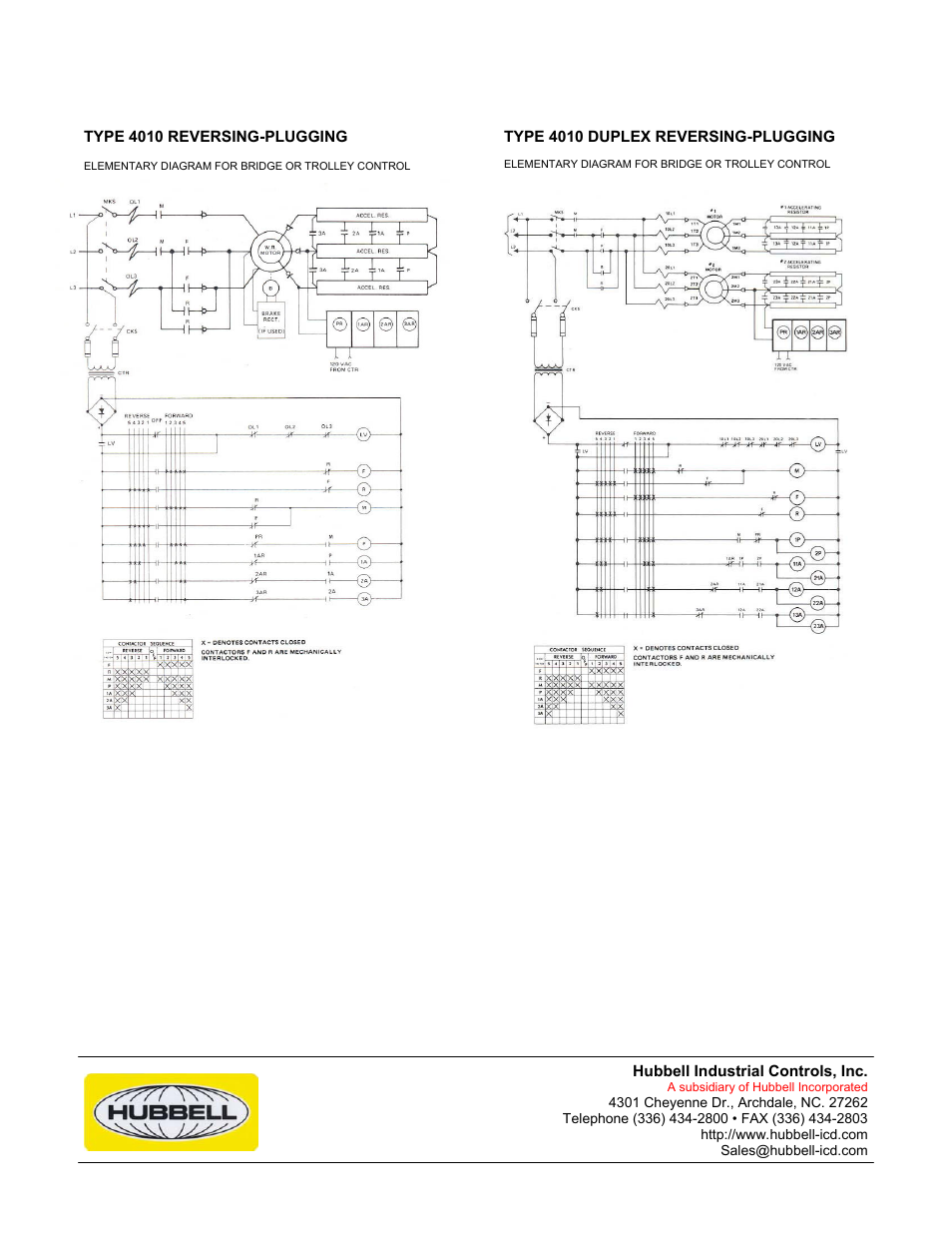 Hubbell Reversing-Plugging Control 4010 User Manual | Page 2 / 2