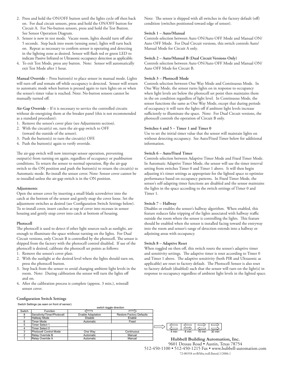 Hubbell LightHawk LHUS User Manual | Page 2 / 2
