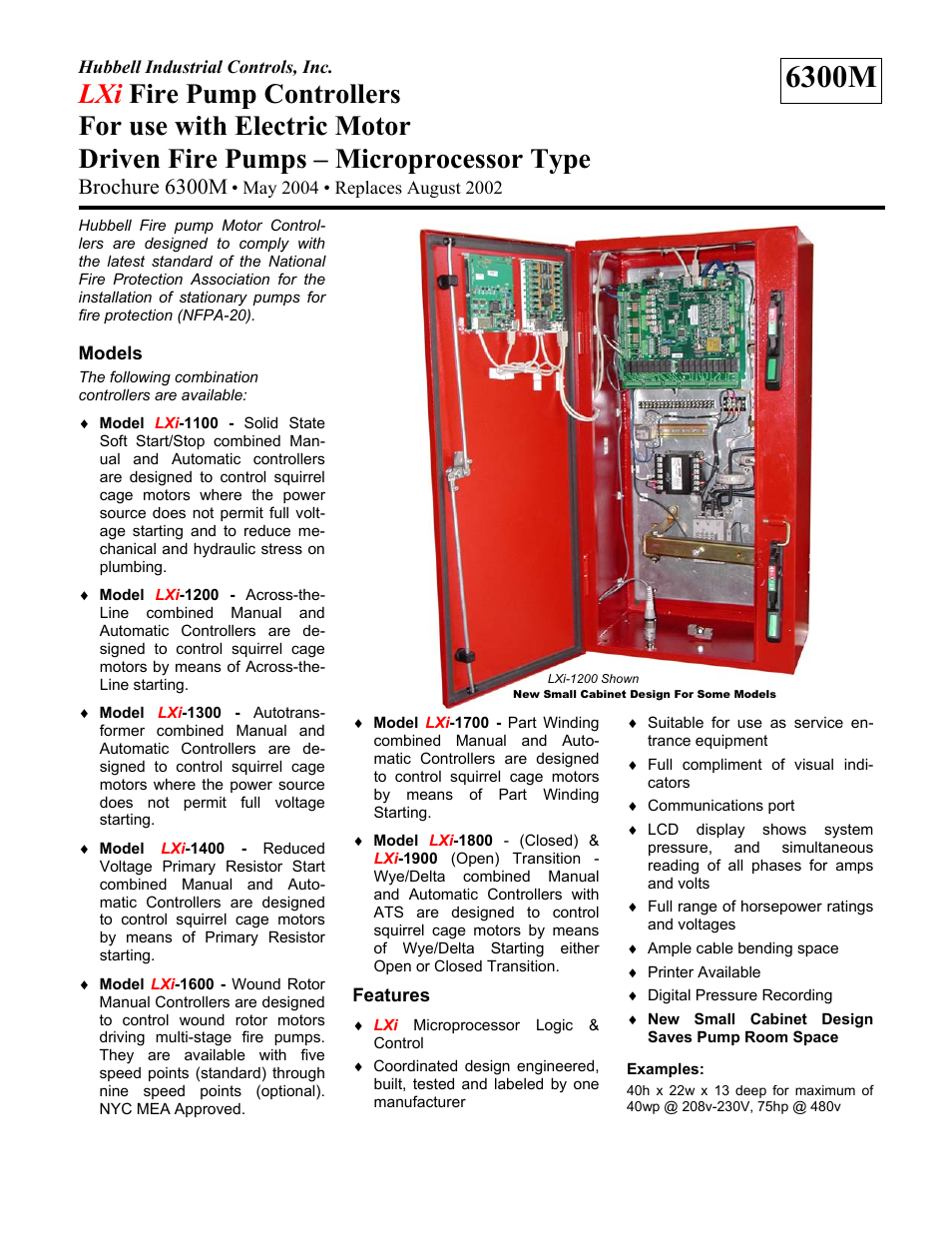 Hubbell LXi-1100 User Manual | 4 pages