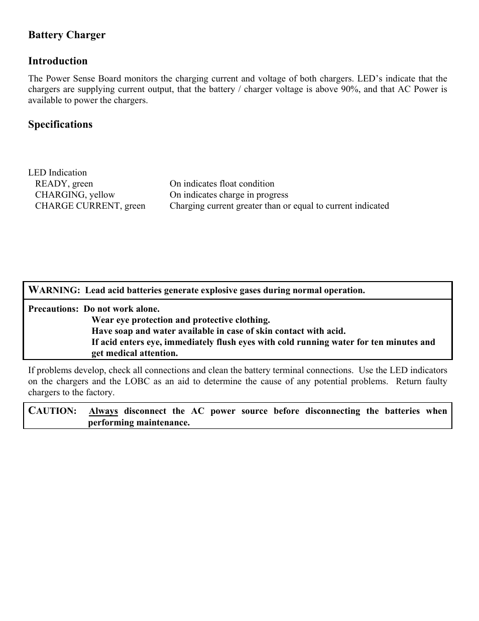 Battery charger, Introduction, Specifications | Hubbell Diesel Engine Fire Pump Controller LX3000 User Manual | Page 15 / 17