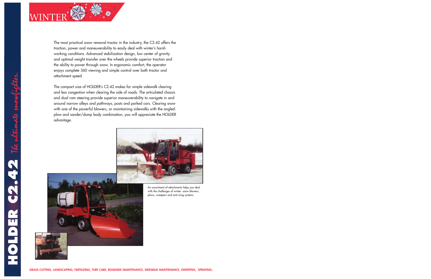 C2.42 brochure_3, Holder c2.42, The ultimate snowfighter | Winter | Holder C2.42 User Manual | Page 10 / 16