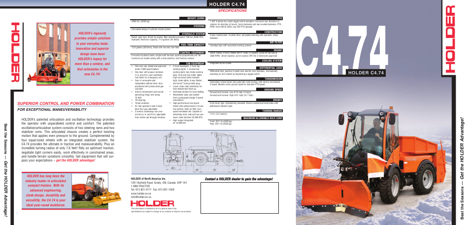 Holder C4.74 User Manual | 2 pages