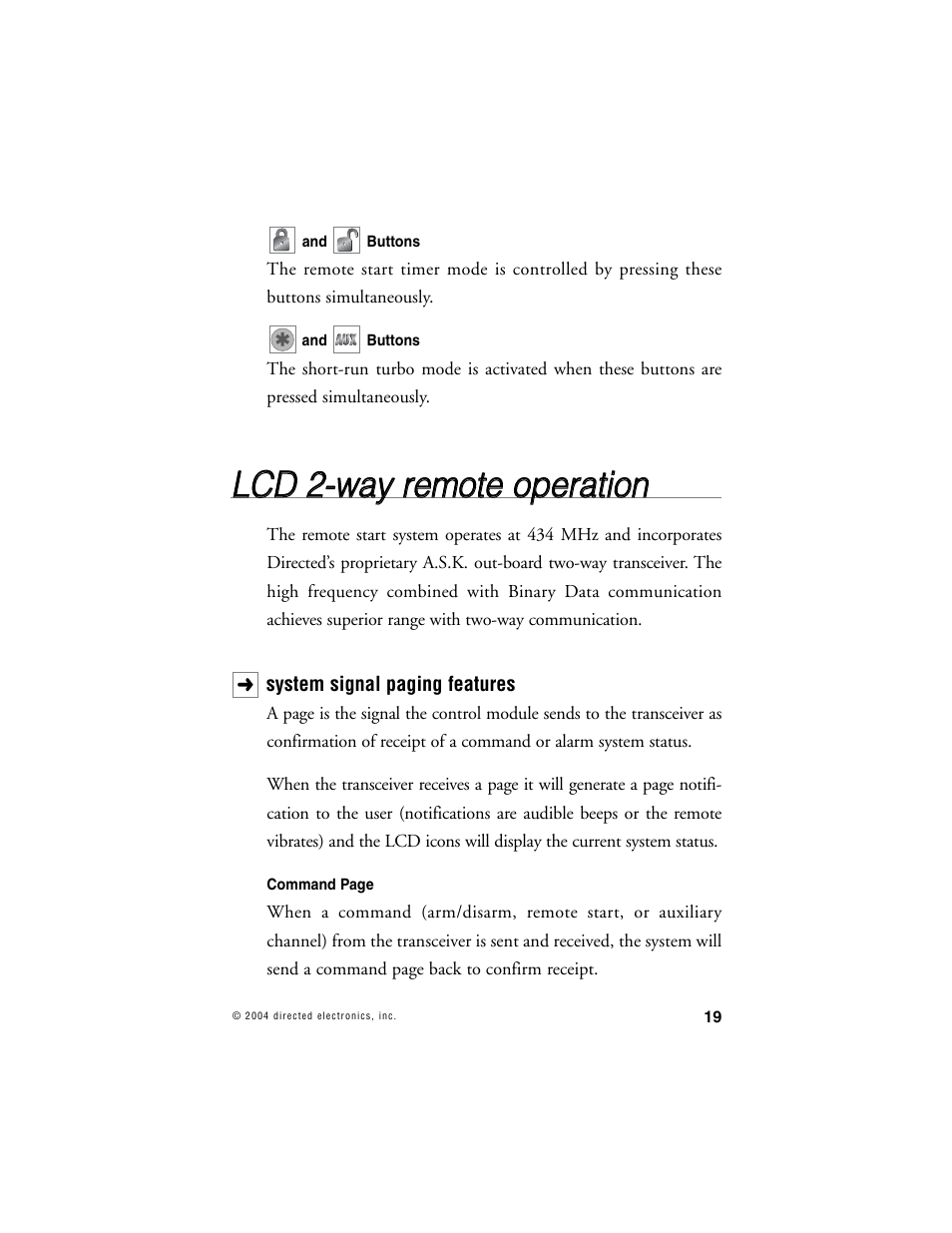 Hornet Car Security 564T User Manual | Page 22 / 57