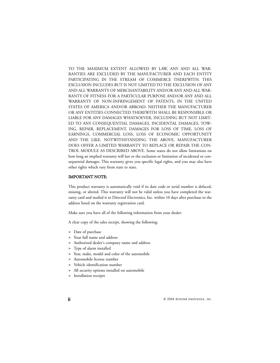 Hornet Car Security 564T User Manual | Page 3 / 57