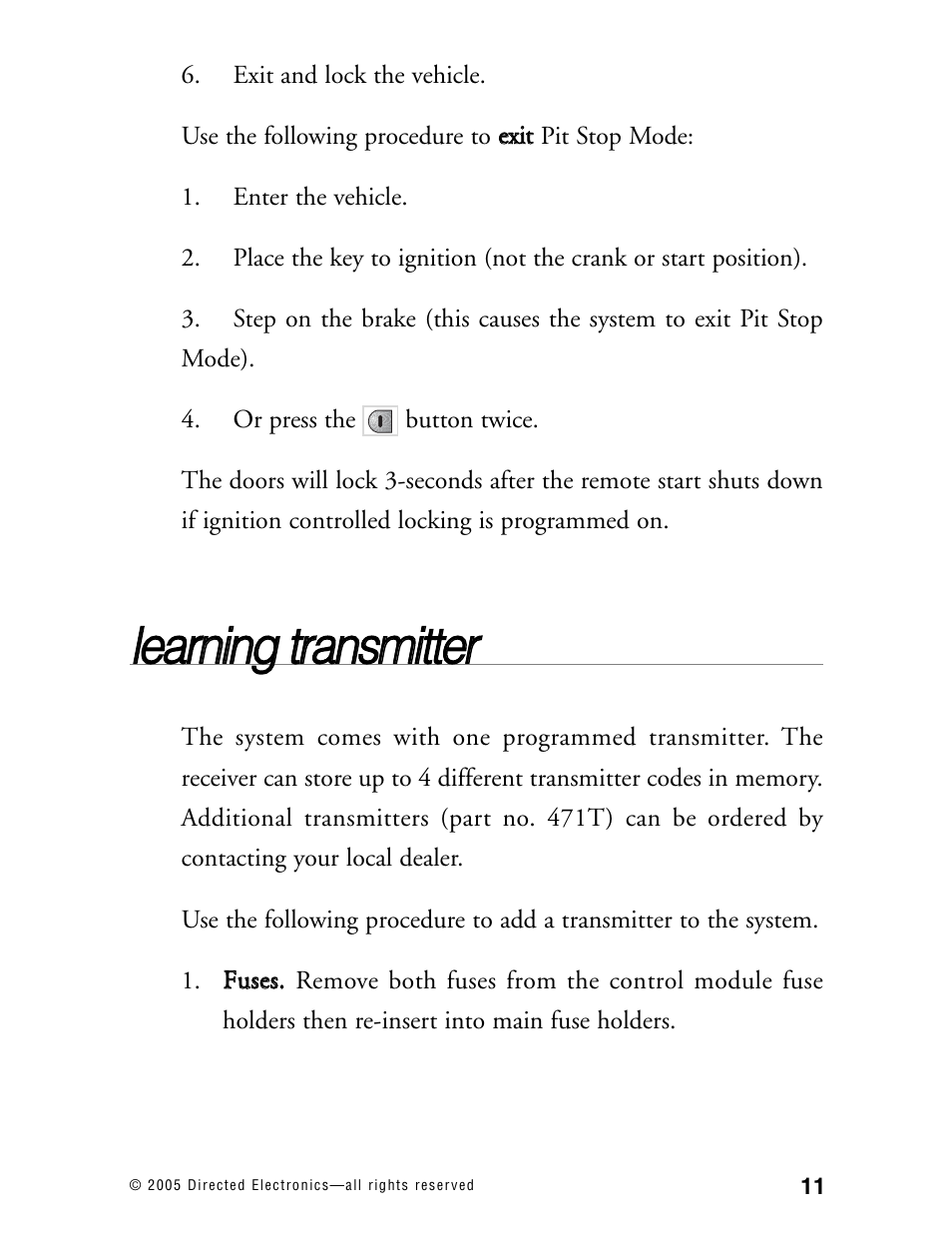 Hornet Car Security 570T User Manual | Page 14 / 19