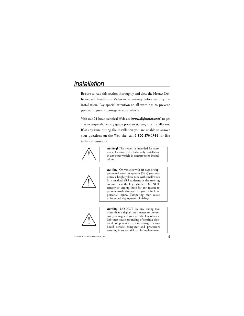 Hornet Car Security 851T User Manual | Page 12 / 49