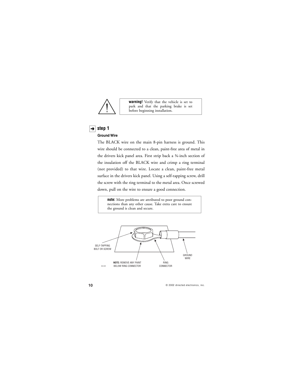 Step 1 | Hornet Car Security 851T User Manual | Page 13 / 49