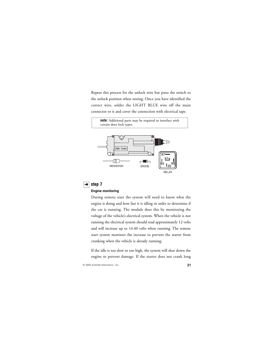 Hornet Car Security 851T User Manual | Page 24 / 49