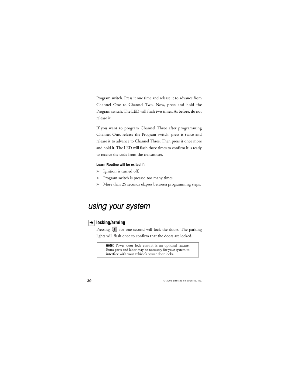Uussiin ng g yyo ou urr ssyysstte em m | Hornet Car Security 851T User Manual | Page 33 / 49