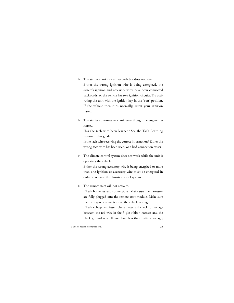 Hornet Car Security 851T User Manual | Page 40 / 49