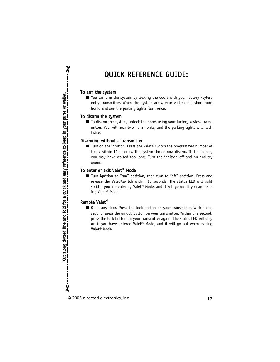 Qqu uiicck k r reeffeer reen nccee g gu uiid dee | Hornet Car Security G727T User Manual | Page 20 / 21