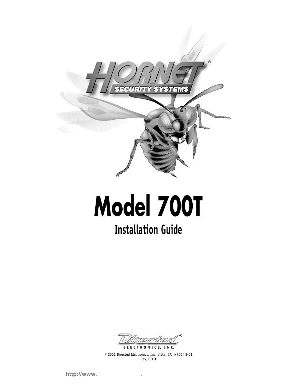 Hornet Car Security 700T User Manual | 28 pages