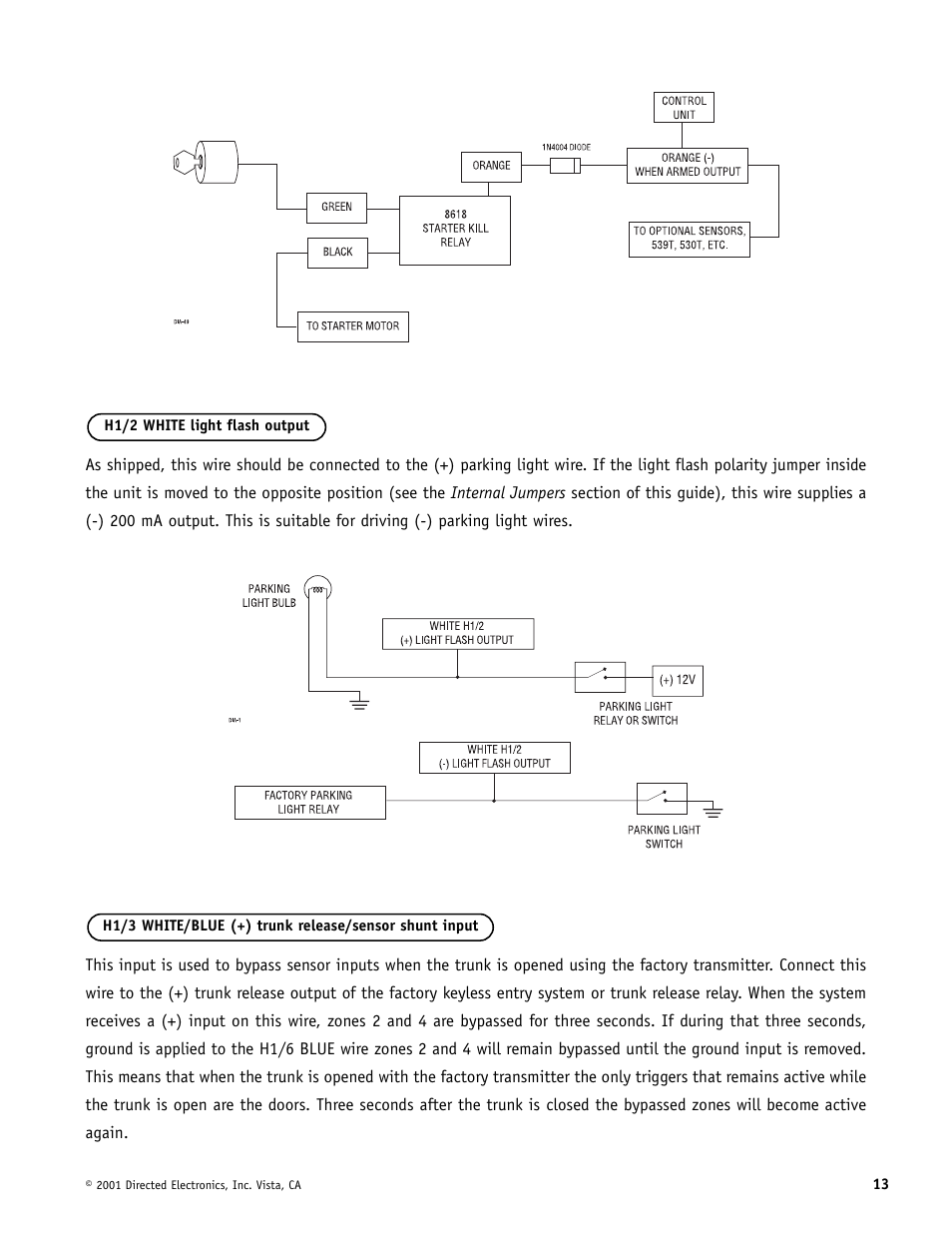 Hornet Car Security 700T User Manual | Page 13 / 28