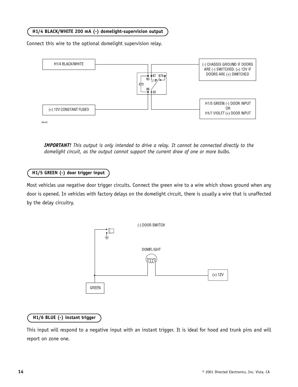 Hornet Car Security 700T User Manual | Page 14 / 28
