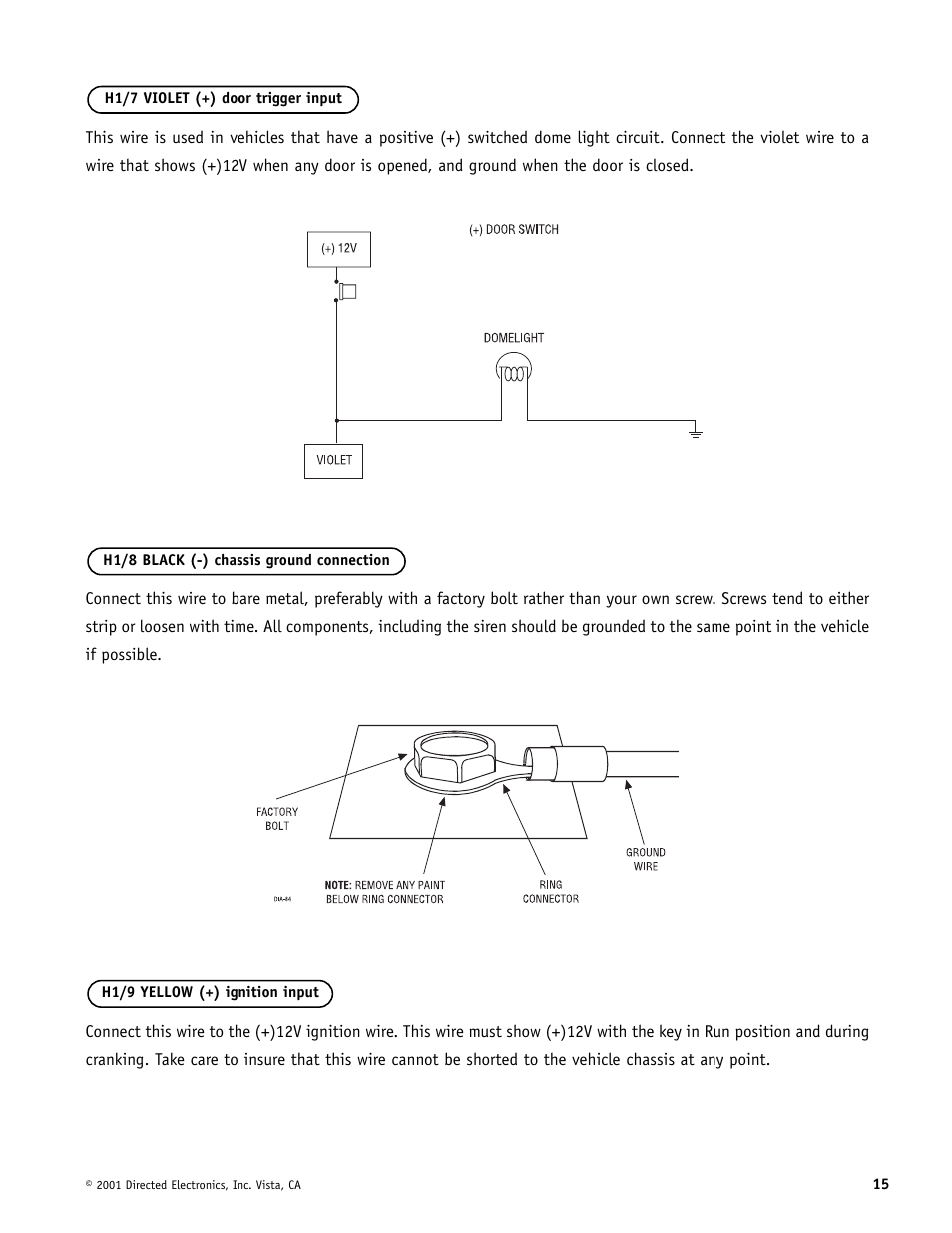 Hornet Car Security 700T User Manual | Page 15 / 28