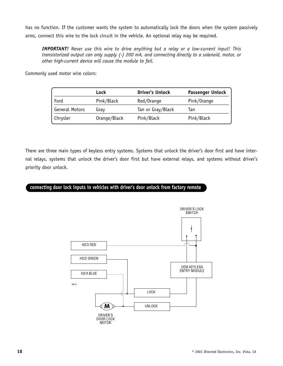 Hornet Car Security 700T User Manual | Page 18 / 28