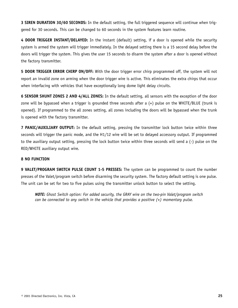 Hornet Car Security 700T User Manual | Page 25 / 28