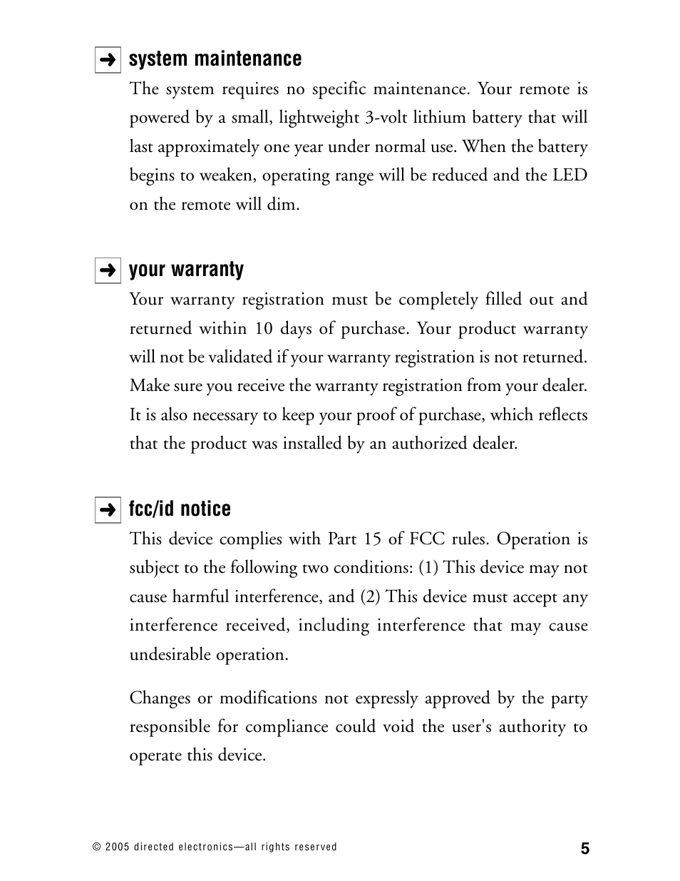 Hornet Car Security 563T User Manual | Page 8 / 44