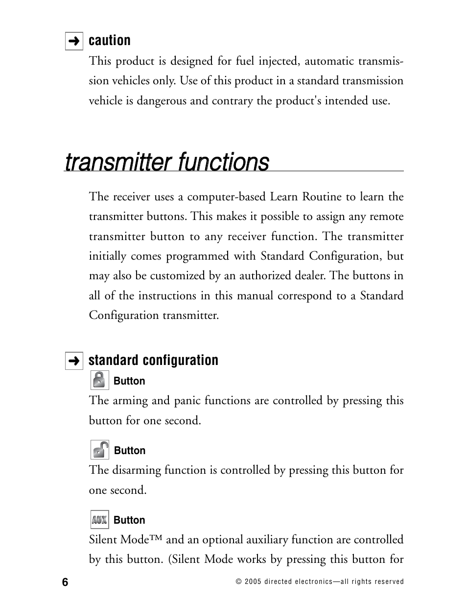 Hornet Car Security 563T User Manual | Page 9 / 44