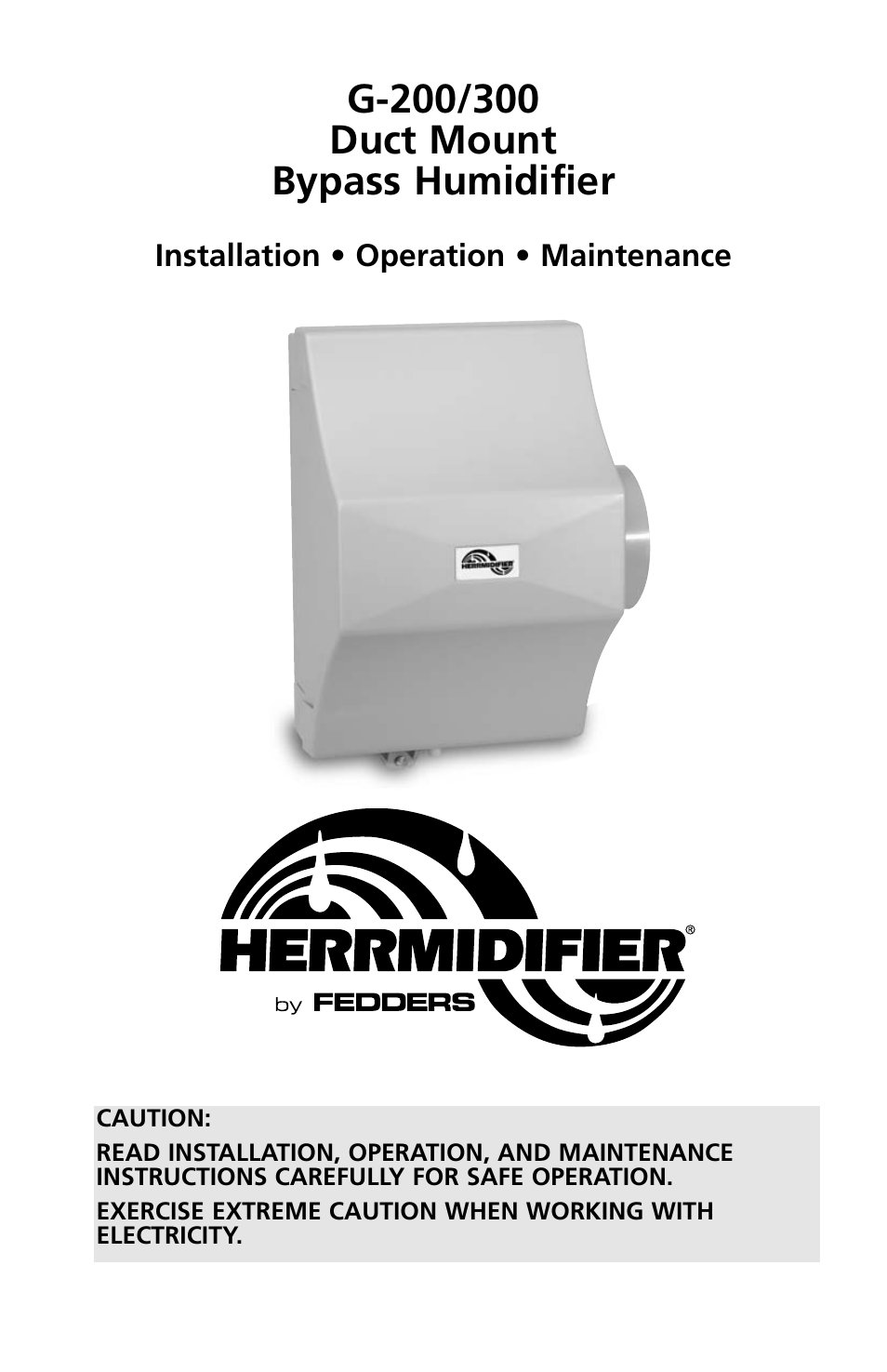 Herrmidifier Co G-200/300 User Manual | 16 pages