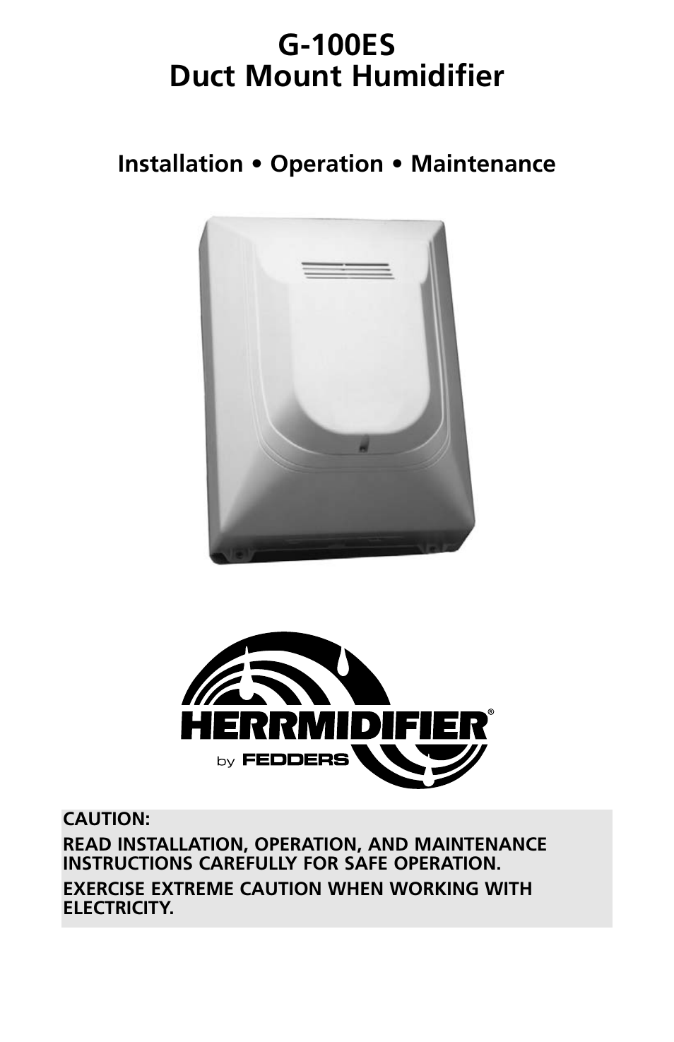 Herrmidifier Co G-100ES User Manual | 16 pages