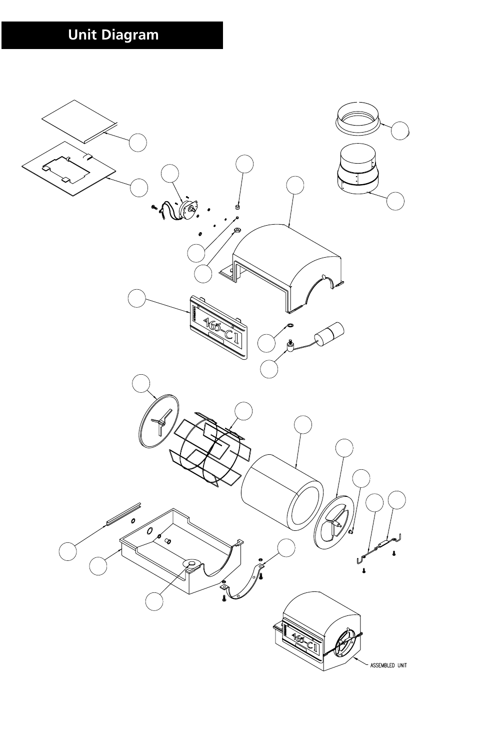 Unit diagram | Herrmidifier Co 465-C1 User Manual | Page 10 / 12