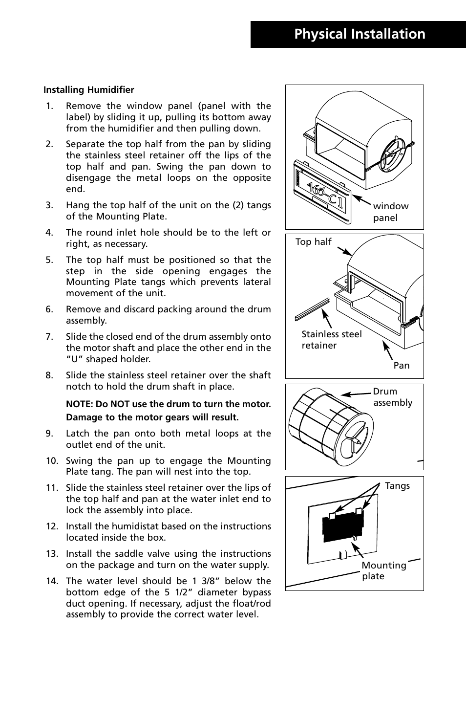 3physical installation | Herrmidifier Co 465-C1 User Manual | Page 4 / 12