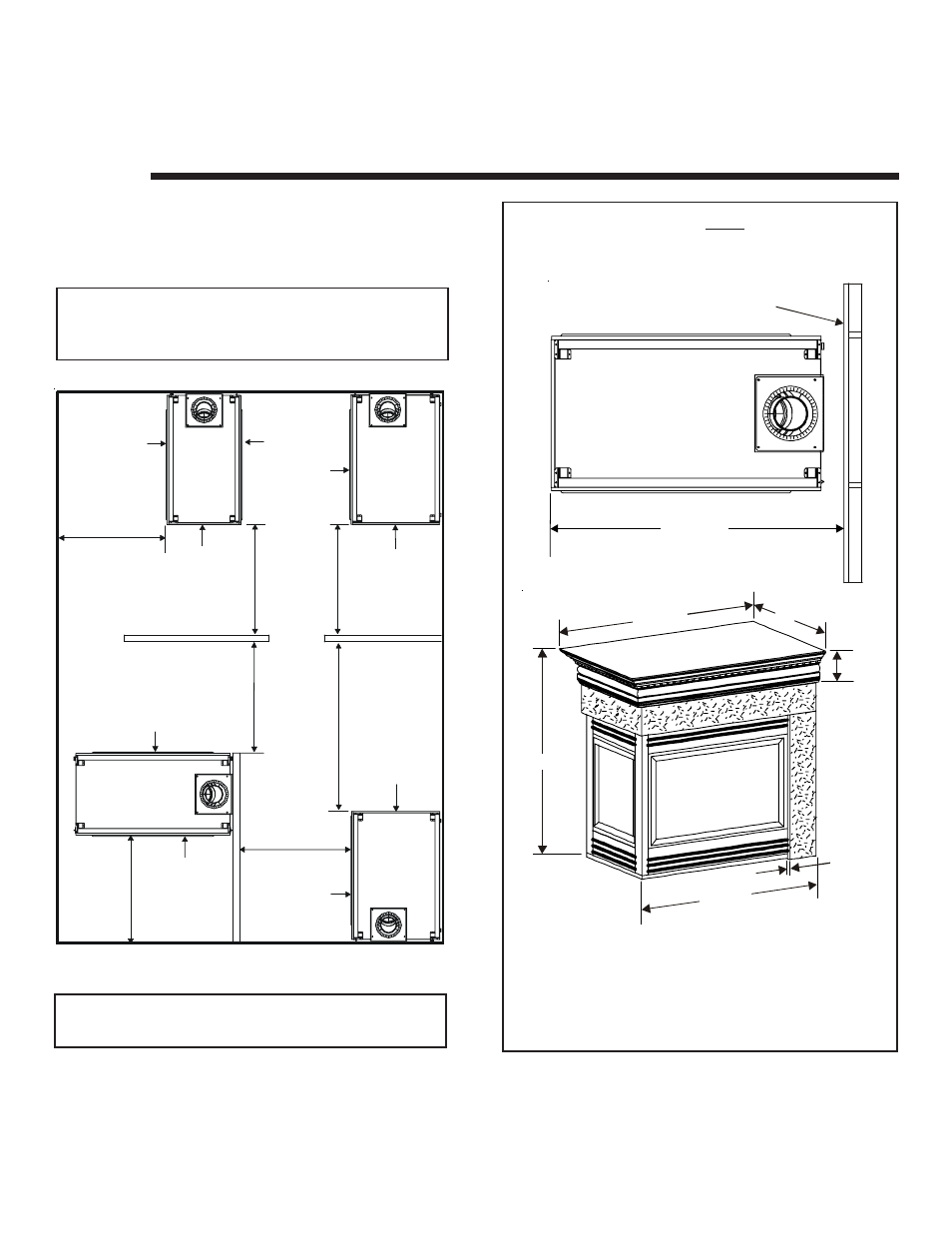 Installing the fireplace, Step 1. locating the fireplace | Heat & Glo Fireplace RCOR-HV-IPI User Manual | Page 19 / 45