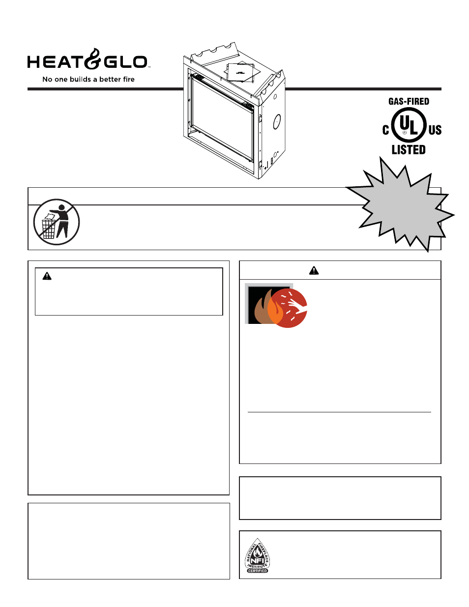 Heat & Glo Fireplace 6000G-IPI User Manual | 71 pages