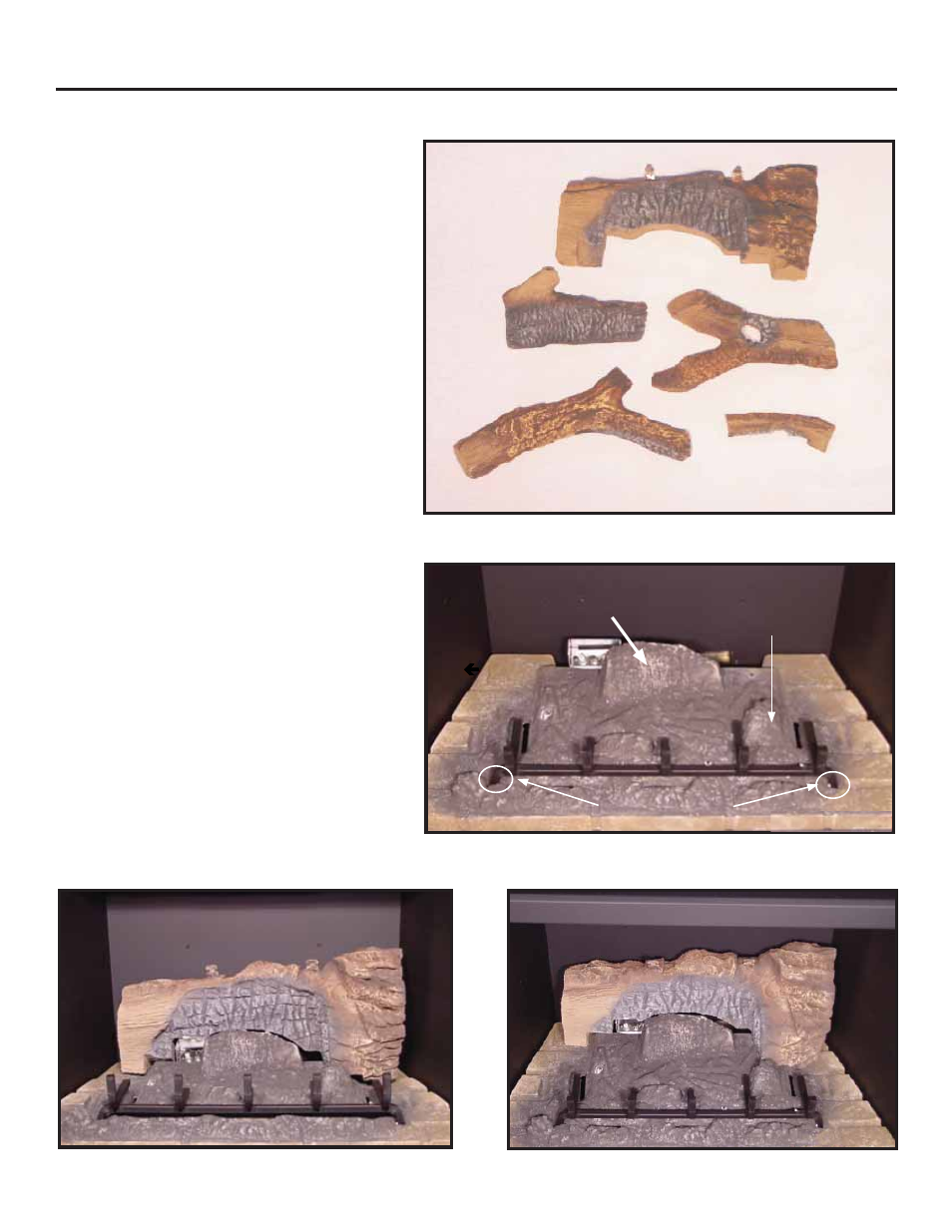 Log assembly: logs-6000g | Heat & Glo Fireplace 6000G-IPI User Manual | Page 44 / 71