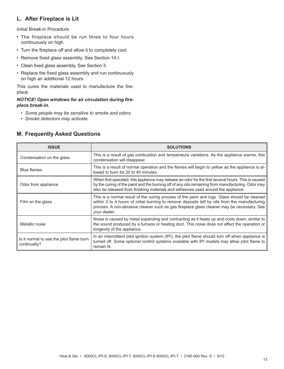 Heat & Glo Fireplace 8000CL-IPI-S User Manual | Page 13 / 82