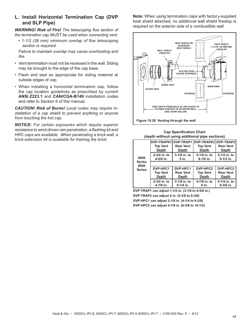 Heat & Glo Fireplace 8000CL-IPI-S User Manual | Page 49 / 82