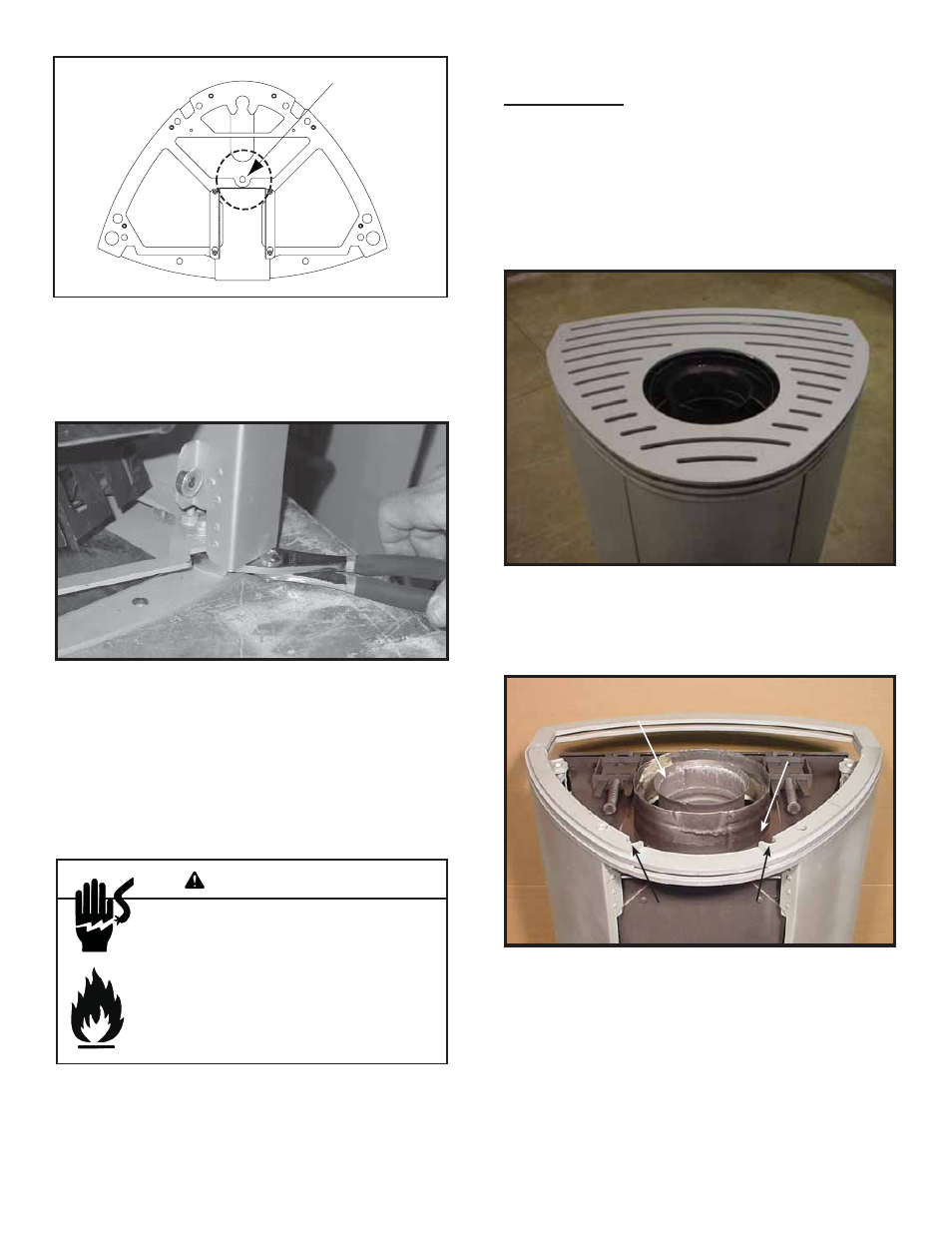 Warning | Heat & Glo Fireplace VRTIKL-AU User Manual | Page 24 / 40