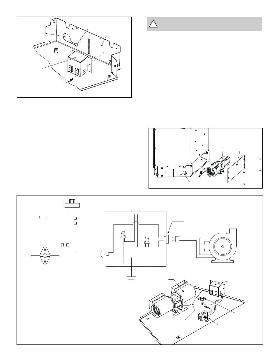 Figure 10. fan wiring diagram, Warning: must use the cord supplied with the j-box, Figure 11 | Heat & Glo Fireplace HEAT-N-GLO FB-IN User Manual | Page 20 / 23